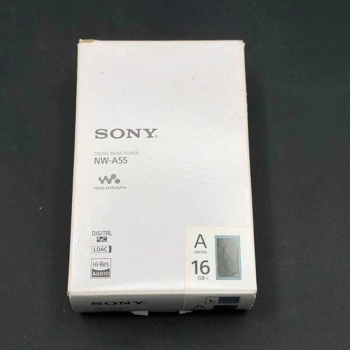 Sony Blue Walkman Digital Audio Player NW-A55 Hi-Res Instructions en anglais