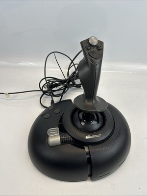 Microsoft SideWinder Force Feedback 2 Flight Joystick X05-92622   Untested