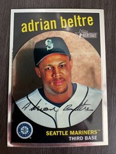 2008 Topps Heritage Chrome Adrian Beltre #C121 Chrome serial /1959