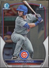 2023 Bowman Draft #BDC-170 Michael Carico Chrome Baseball EX