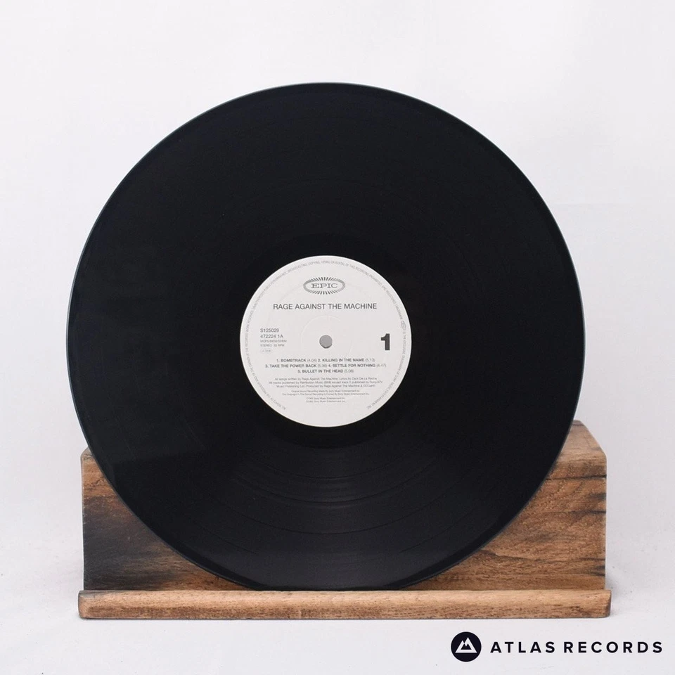 Rage Against The Machine Rage Against The Machine LP Album Vinyl Record - EX/EX - Image 4 of 4