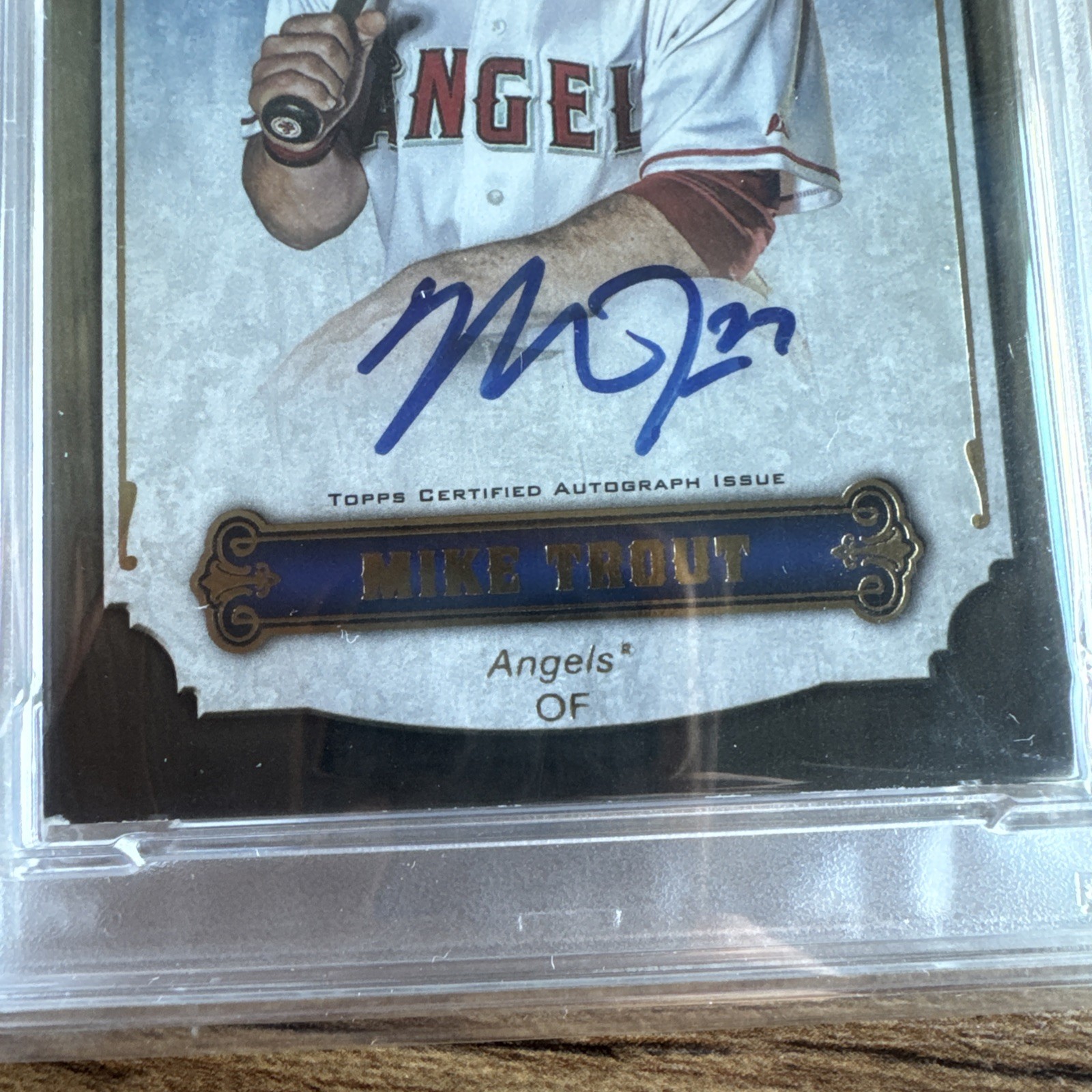 MIKE TROUT 2012 Topps Five Star /150 #FSA-MT EARLY Autograph Auto RARE PSA view 4