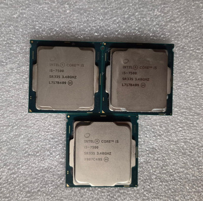 3Stück Intel i5-7500 3,40GHz Prozessor