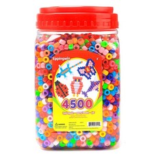 Pony Beads 6x9mm 2.5lb 4500 Bulk Jewelry Making Crafts Wholesale Large Bucket