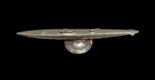 WWII Portsmouth Navy Yard Submarine Chrome Launch Desk Model USS Seawolf 1939