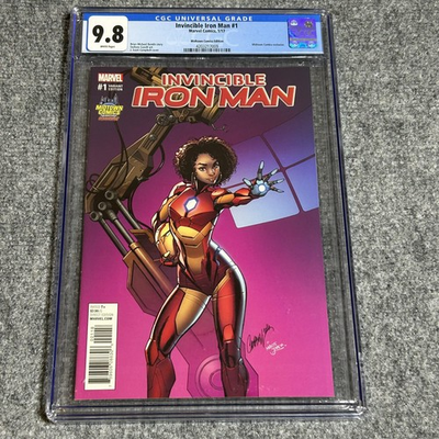 #ad Marvel Invincible Iron Man #1 Midtown Variant CGC 9.8 Campbell Ironheart Comic $139.99