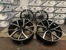 19" Audi New RS3 S3 Style alloy wheels Black Pol for Audi A3 S3 A4 B5 B6 B7💥