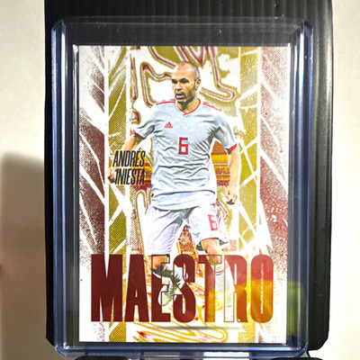 Futera 2026 Soccer Andres Iniesta MS13 Maestro Spain Insert Serial #1/2