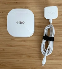 Eero 6 Dual Band Mesh WiFi Router White (N010001) *TESTED* w/ OEM Cord  internet