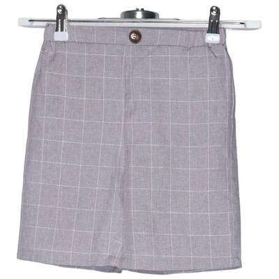 Shein, Shorts, Größe: 116, Grau, Elasthan/Polyester, Karo, Jungen #3N0