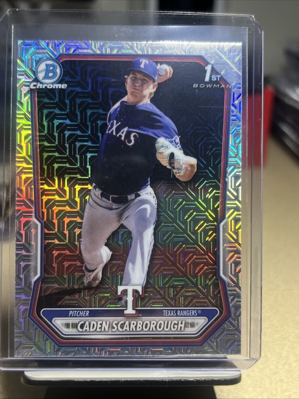 2026 Bowman Chrome Caden Scarborough 1st Bowman Mojo Refractor #BCP-17