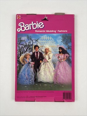 1986 Barbie Romantic Wedding Fashions Flower Girl Skipper Mattel