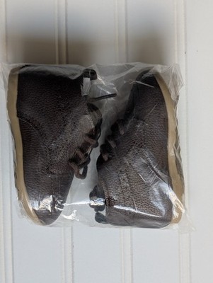 Infant Shoes Brown/Tan With Shoestrings