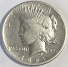 1921 Peace "F"- HIGH RELIEF 💰🔥Rare/Scarce/ LOW Mintage only 1M+💥💥✅