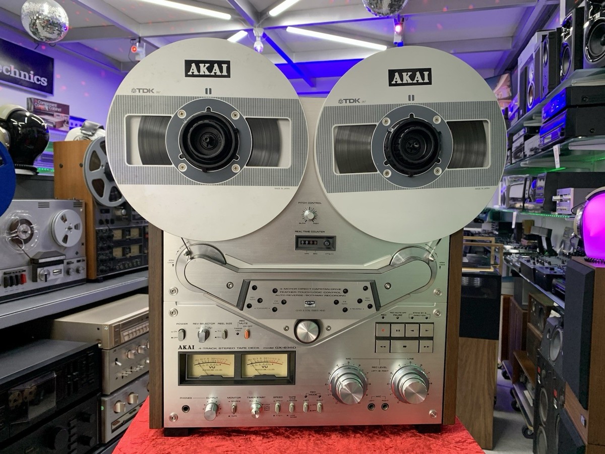 Akai Gx 635D Tape Open Reel 4 Track 10 Akai Gx 635D Tape Open Reel 4 Track 10