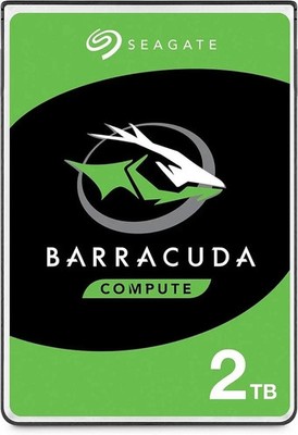 Seagate Barracuda 2TB interne Festplatte HDD, 2.5 Zoll, 5400 U/Min, 128 MB Cache