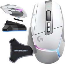 Logitech G502 X PLUS Wireless RGB Gaming Mouse - White