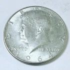 New Listing1964 Kennedy Half Dollar 90% Silver Circulated Coin Free Shipping #8836