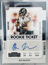2021 Panini Contenders - Rookie Ticket #227 Ben Mason (AU, RC), PACK FRESH