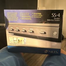 Niles SS-4 Black Speaker Selector Four Position 100W RMS Compatible with 4 Ohm