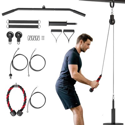 Hantelrollensystem, Seilrollensystem für Home Gym, Kabelmaschine LAT Pull D