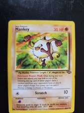 pokemon mankey card value Mankey 55/64 Jungle Regular for sale online
