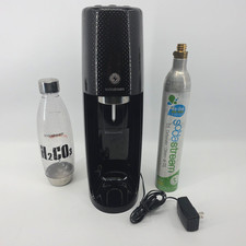 SodaStream Fizzi One Touch Black SOT-001  Sparkling Water Machine W/Co2 & Cord