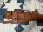 WW 1 & 2 Swedish Military M-10 Mauser 5 Pocket Pouch Ammo Leather Belt Bandolier