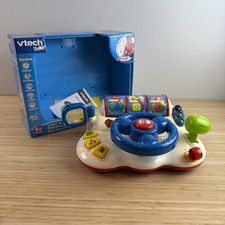 Vintage VTech Learn Discover Driver Toy Educational Lights Sounds Work Tested