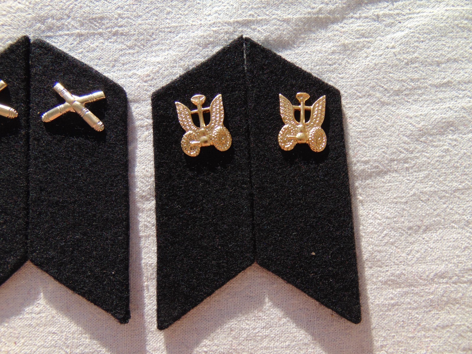 Soviet military emblems. Military driver. USSR Army. Price per pair.