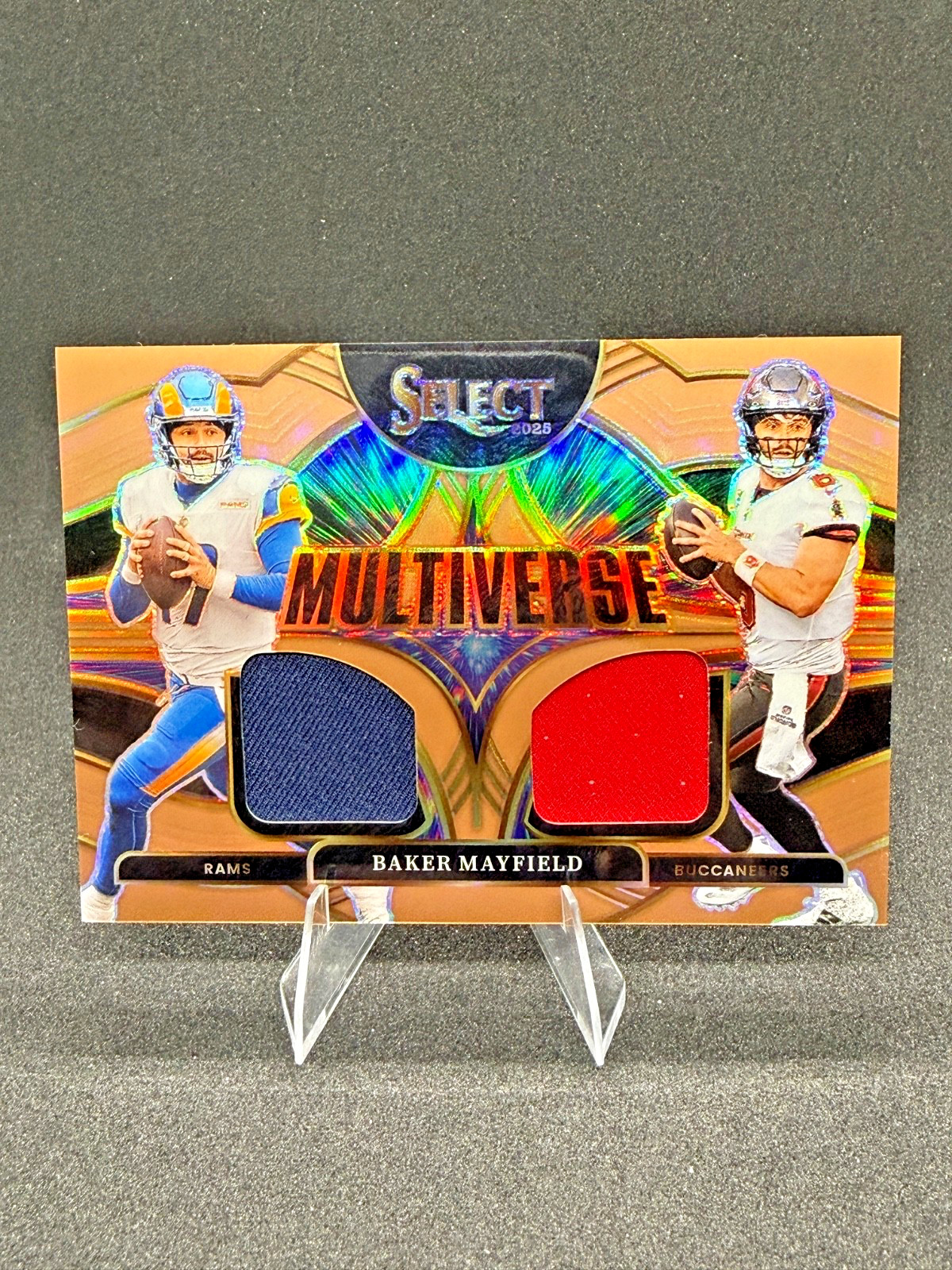 2025 Panini Select Multiverse Bronze 37/49 #MVJ-BMD - Baker Mayfield - Rams/Bucs