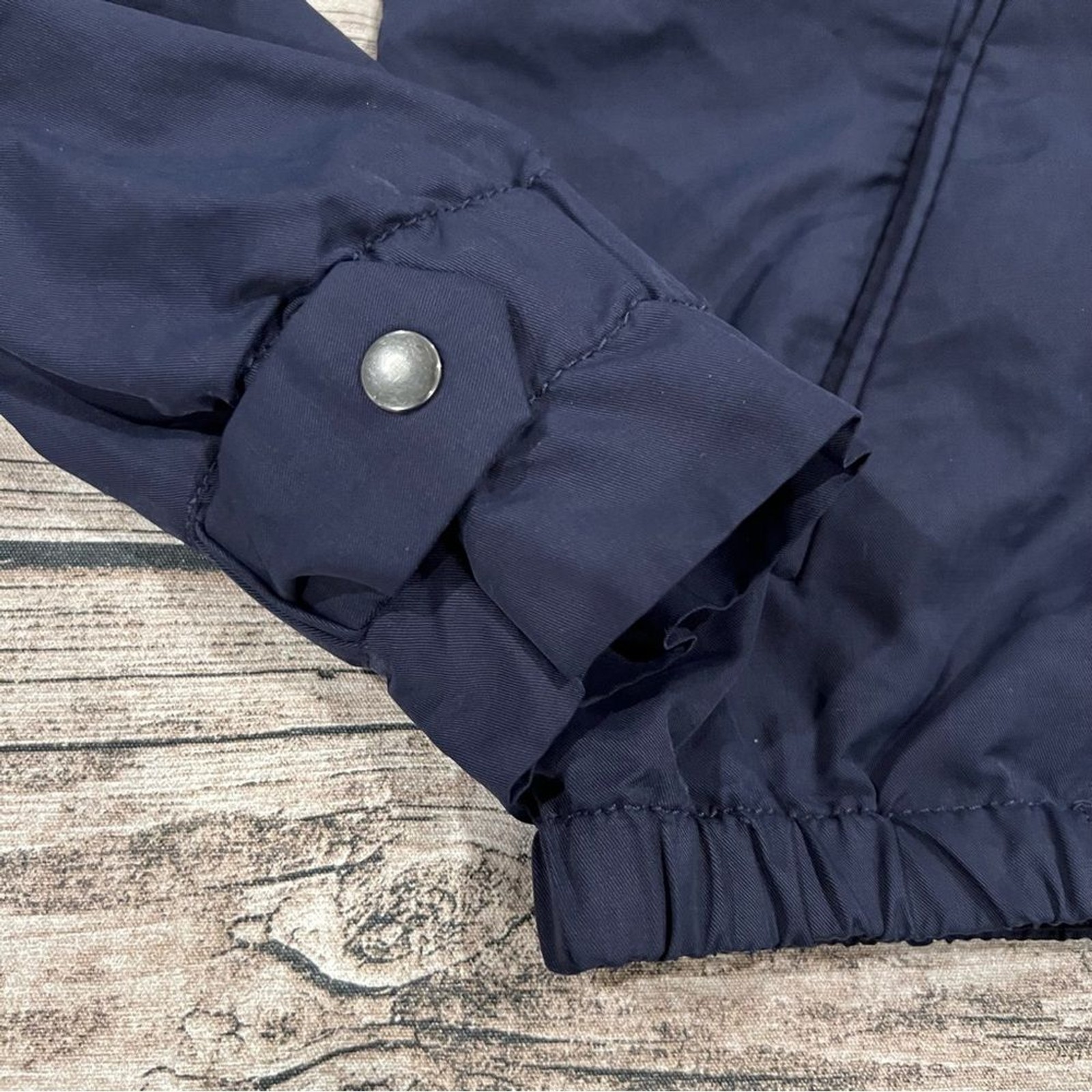 Gap Navy Blue Lightweight Spring Jacket with tie … - image 2