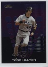 2004 Topps Finest Todd Helton #6 HOF 13kt