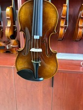 Nice Flamed European Wood Handmade 4/4 Violin with Case Bow DDP to USA 