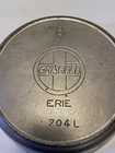 Antique￼Chrome Griswold Cast-Iron #8 Skillet Slant Large Logo 704L Erie