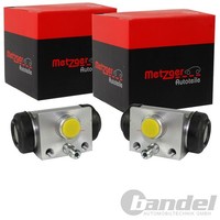 2X Metzger Radbremszylinder 20,64Mm Passend FüR Fiat 500 Panda Trommelbremse |