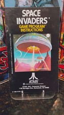 Vtg 1980 SPACE INVADERS Atari 2600 System Game CX-2632 Instruction Booklet ONLY