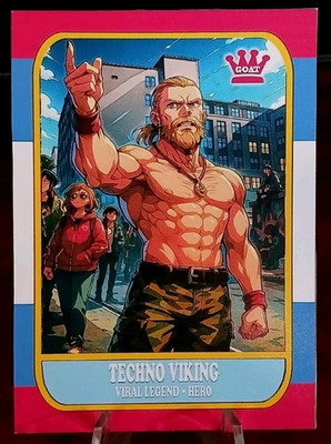 2025 TECHNO VIKING 1986 Style (version 2) LIMITED EDITION ART TRADING CARD
