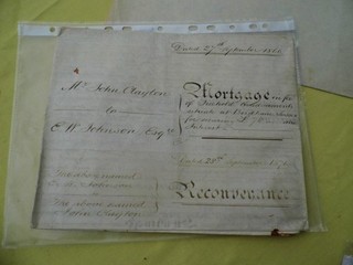 Antique Vellum Indenture property in Birdham Sussex dated 1866