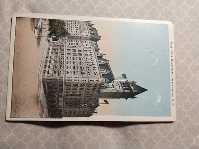 Post Card Post Office Department Washington D.c. Unused 