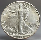 1942-P Walking Liberty Half Dollar. Uncirculated. WHD-001