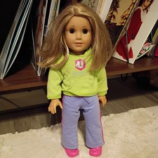 American Girl Doll Brown Eyes and Blonde Hair 18"