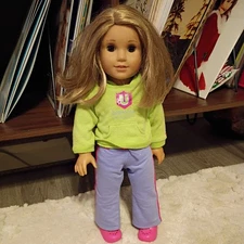 American Girl Doll Brown Eyes and Blonde Hair 18"