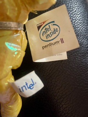 5 Intel Inside Mmx Pentium II Advertise Astronaut Plush Bunny