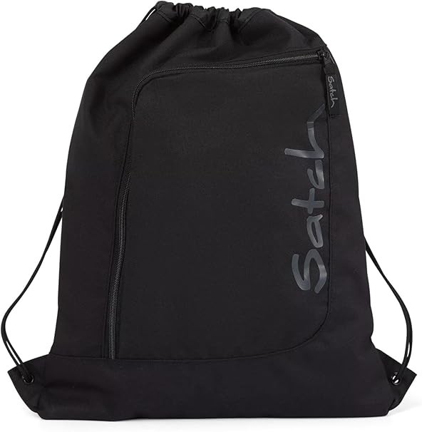 Satch Sportbeutel Turnbeutel für Mädchen und Jungen mit Reißverschlussfach