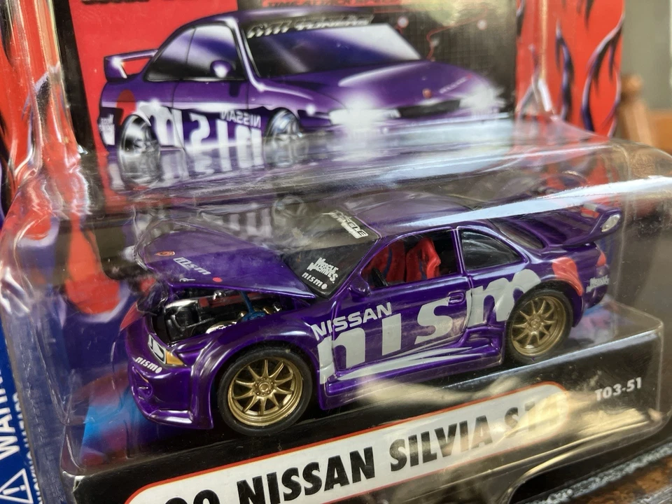 Muscle Machines escala 1:64 muy raro importación afinador coche 2000 Nissan Silva S14 Foto 2 de 4