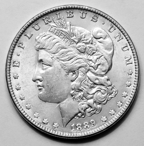 1889 Morgan Silver Dollar, 90% Silver, Very Good Condition, Philadelphia Mint