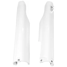 UFO Fork Guards Covers Protectors White WR250F 2005-2019 WR450F 2005-2015