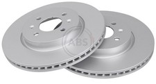 2x A.B.S. Bremsscheibe BESCHICHTET 18329 für KIA GB UB IB HYUNDAI ACTIVE RIO YB