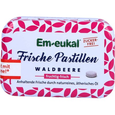 EM-EUKAL Frische Pastillen Waldbeere zuckerfrei 20 g PZN 14331309